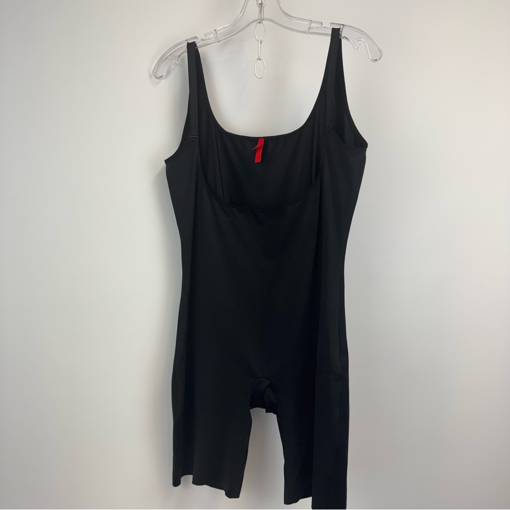 Spanx Simplicity Open-Bust Mid-Thigh Gusset Bodysuit Shapewear Size 2x